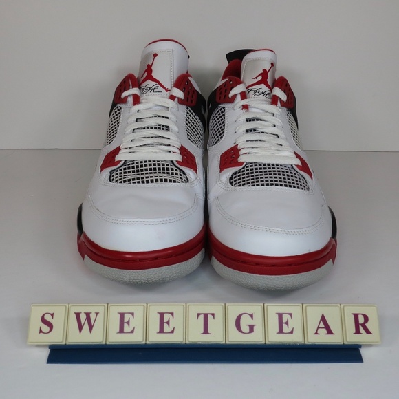 JORDAN 4 RETRO FIRE RED 'MARS BLACKMON' - Picture 5 of 16